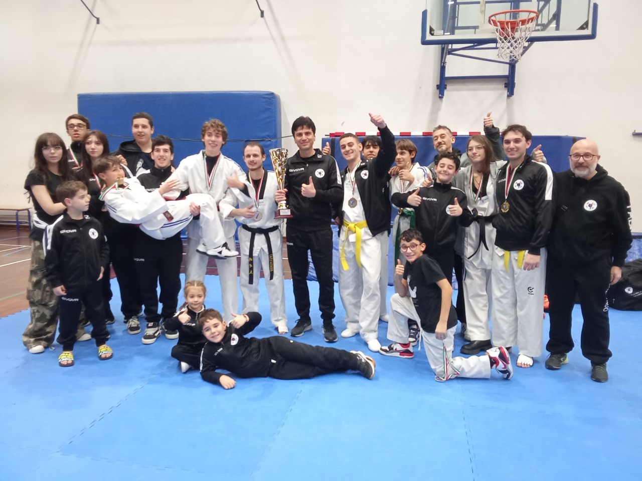 L’Olimpic Taekwondo Valerio Spinosa trionfa agli Internazionali d’Italia Endas/Unitam 2025