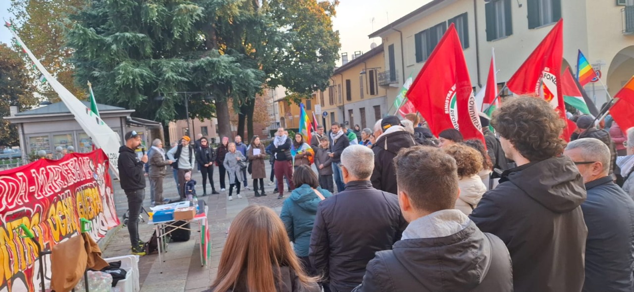 Manifestazione contro la guerra, contro il riarmo, per la pace e per la giustizia