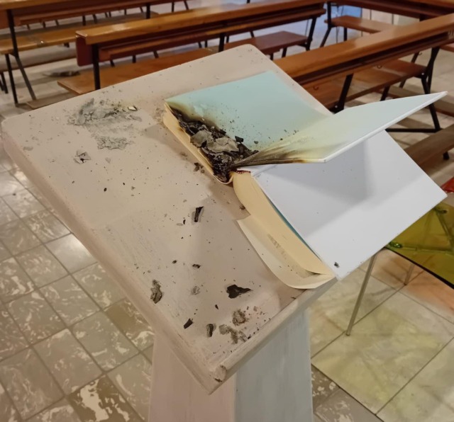 Oltreponte, il rammarico del Vescovo per il grave atto sacrilego avvenuto in chiesa