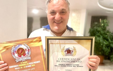 Paolino Bucca nominato “Ambasciatore della buona pizza nel mondo”