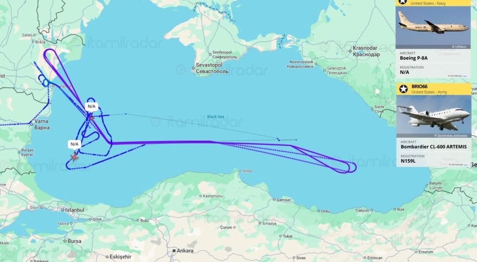 Perché un aereo americano è partito da una base inglese per sorvolare la Crimea