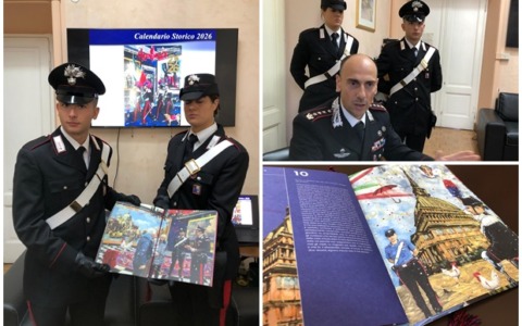 Presentato il Calendario Storico dei Carabinieri 2026, con il contributo dell’artista Luigi “Renè” Valeno