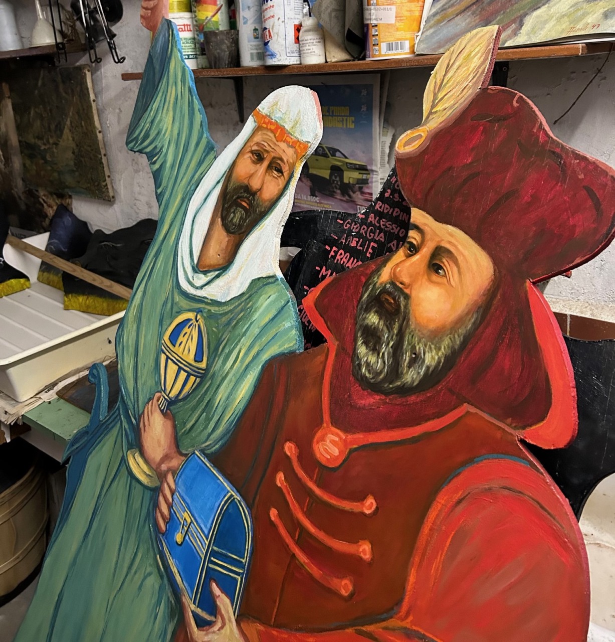 Ridipinto il presepe di Augusto Rosetta