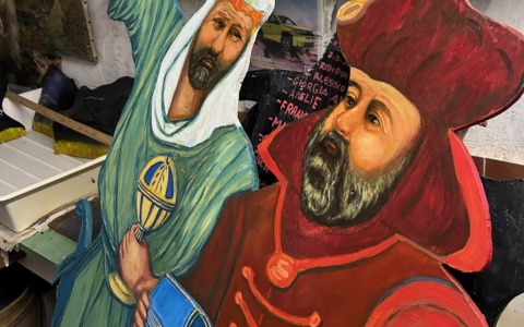 Ridipinto il presepe di Augusto Rosetta