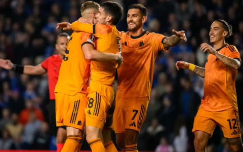 Roma, espugnata Glasgow. Battuti 2 a 0 i Rangers