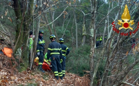 Si è conclusa la ricerca del 72enne disperso a Borzonasca: l’aggiornamento dei Vigili del Fuoco