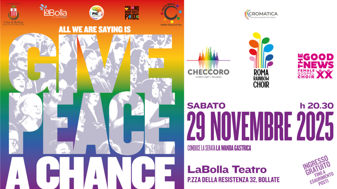 Sul palco de “La bolla” tre cori uniti per la pace