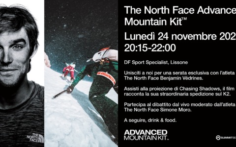The North Face presenta “Chasing Shadows” il nuovo film  che vede protagonista Benjamin Vedrines