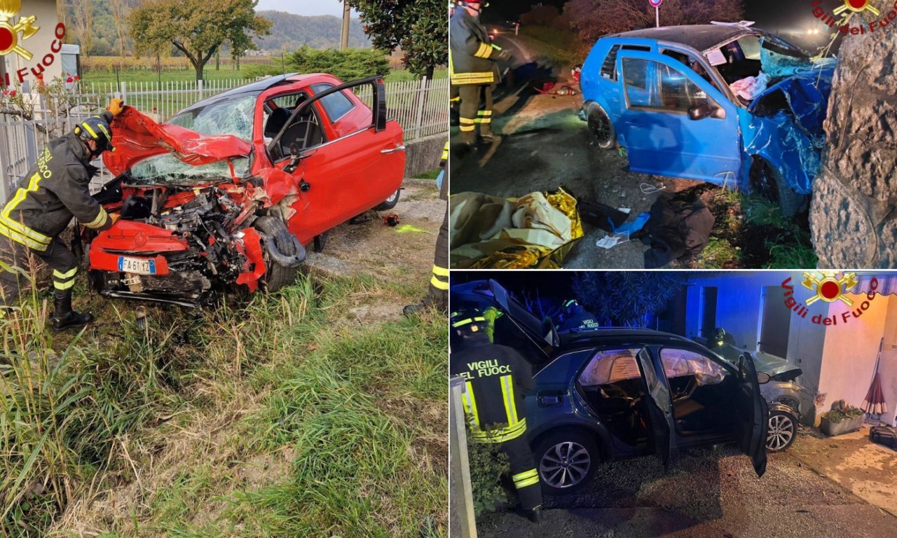 Tre incidenti in poche ore nel Trevigiano: sei giovani feriti