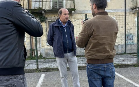 Una troupe di Report a Casale Monferrato, nell’ambito di un’inchiesta sui SIN presenti in tutt’Italia