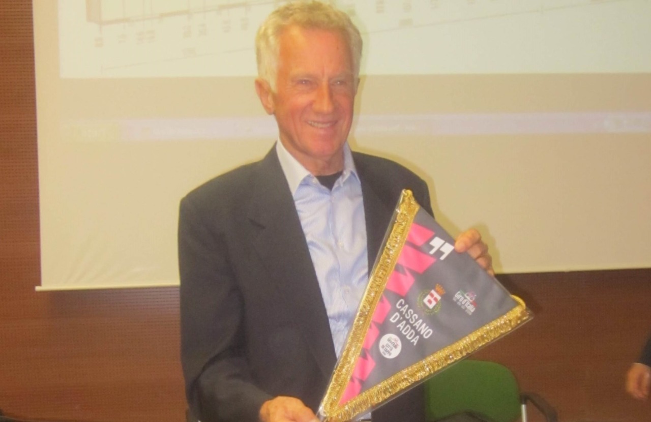 Una tappa del Giro d’Italia a Cassano per festeggiare i 60 anni dalla vittoria di Gianni Motta