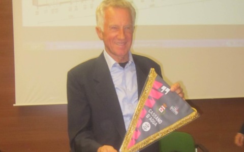 Una tappa del Giro d’Italia a Cassano per festeggiare i 60 anni dalla vittoria di Gianni Motta