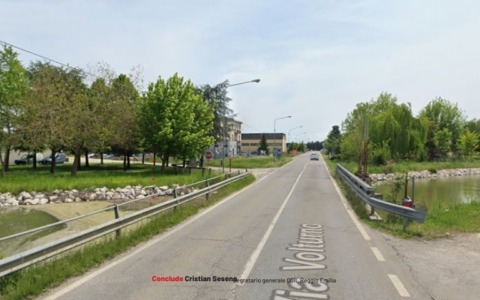 A Cavezzo senso unico sulla strada provinciale numero 5