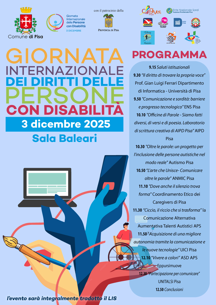 A Pisa una giornata dedicata ai diritti delle persone con disabilità