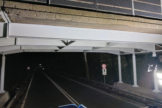 Acilia: conclusi i lavori strutturali del cavalcavia di via delle Calle