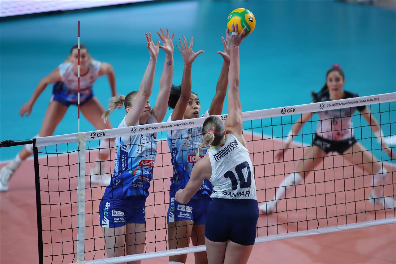Alla Igor Volley Novara non riesce l’impresa con il Fenerbahce