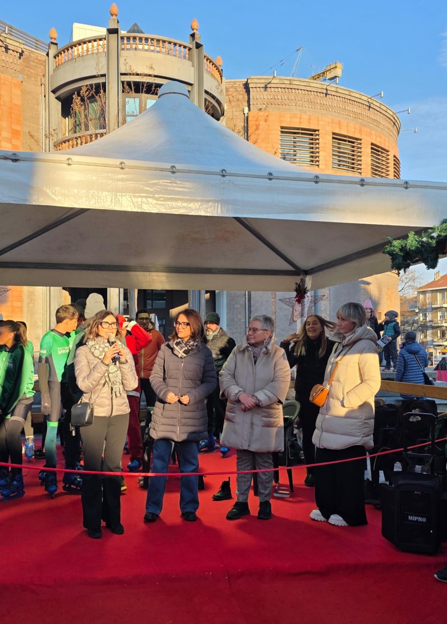 Apre la pista di pattinaggio in piazza Campidoglio