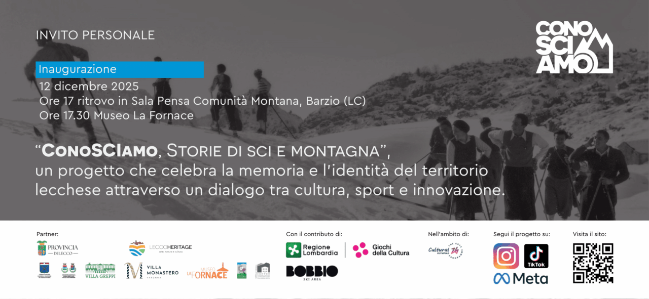 “ConoSCIamo: storie di sci e montagna”: il 12 dicembre l’inaugurazione