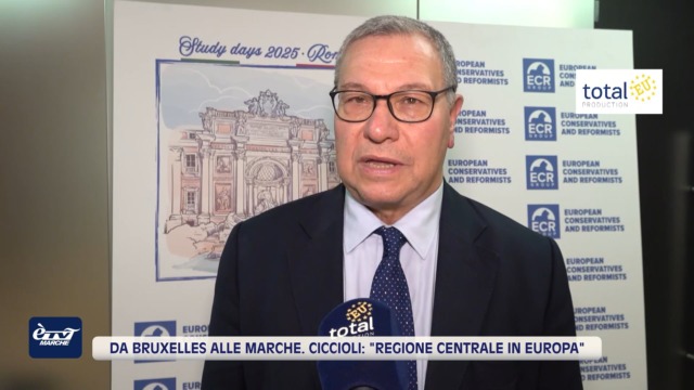 Da Bruxelles alle Marche. Ciccioli: “Regione centrale in Europa” – VIDEO