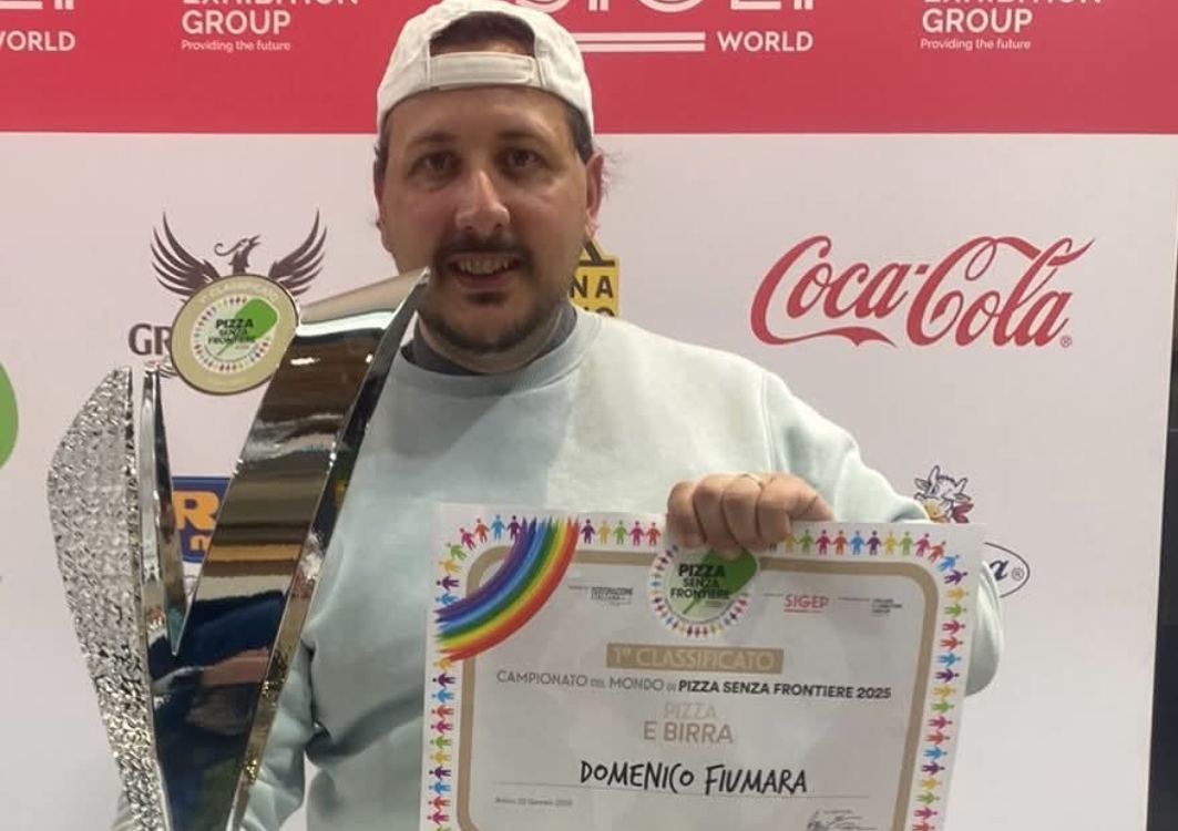 Domenico Fiumara al vertice della sezione pizza nell’Associazione Italiana Cuochi