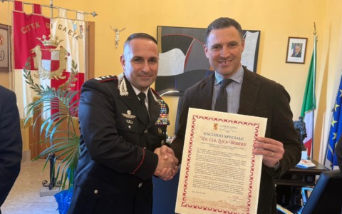 Encomio speciale al Tenente Colonnello Luca Bordin