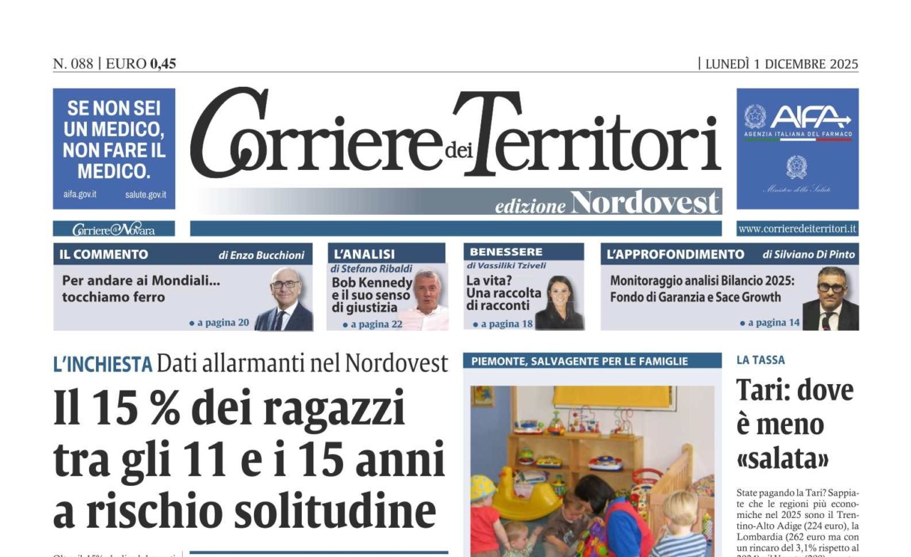 Esclusione sociale e solitudine: il rischio per il 15% dei giovani tra gli 11 e i 15 anni. L’inchiesta sul Corriere dei Territori