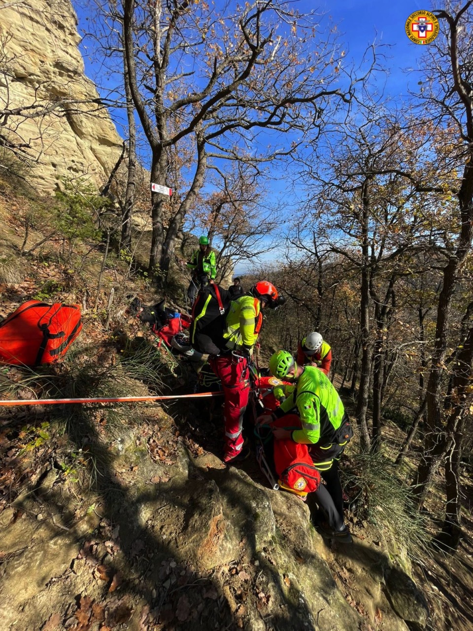 Escursionista 28enne cade durante una arrampicata