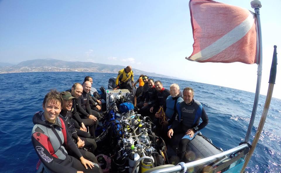 Festa di compleanno per il Centro sub Riviera dei Fiori di Bordighera