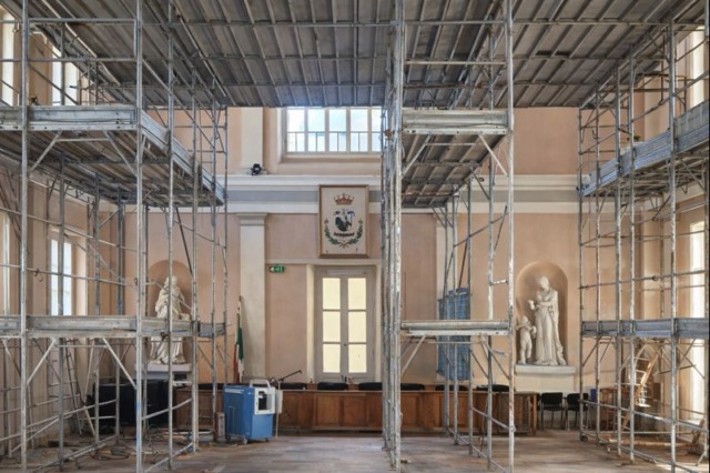 Galliate, al via il cantiere per la Sala Consiliare del Castello