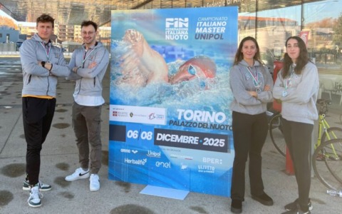 Grande prova dei Nuotatori del Carroccio ai Master italiani