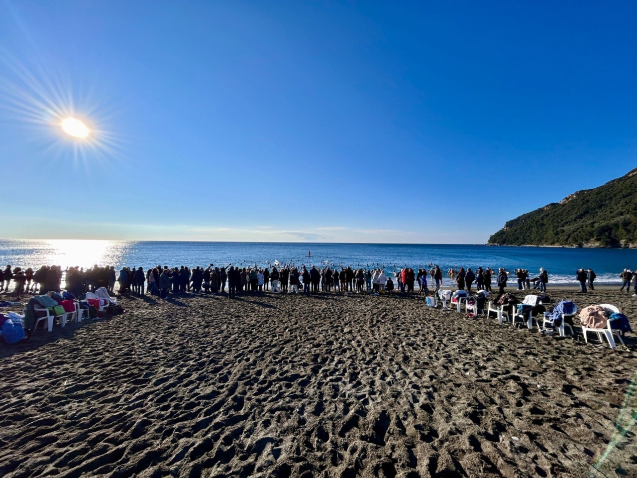 Grande successo per il cimento invernale a Riva Trigoso
