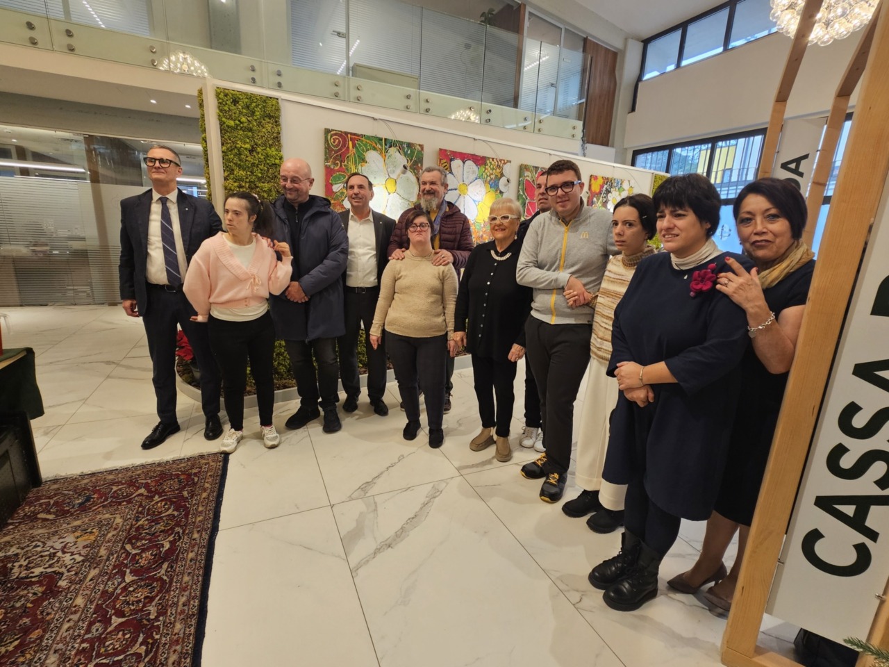 “I colori dell’anima”, i ragazzi speciali di “Ci sono anch’io” in mostra alla Bcc