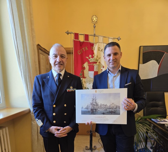 Il Direttore Marittimo del Lazio Nicastro ha incontrato il Sindaco Leccese