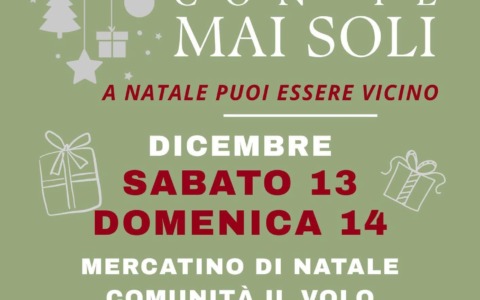 Il Natale è solidale con i regali della comunità “Il volo”