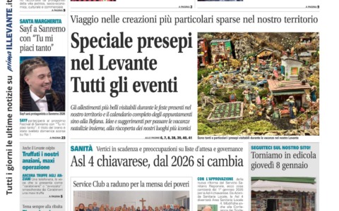 Il Nuovo Levante da oggi in edicola