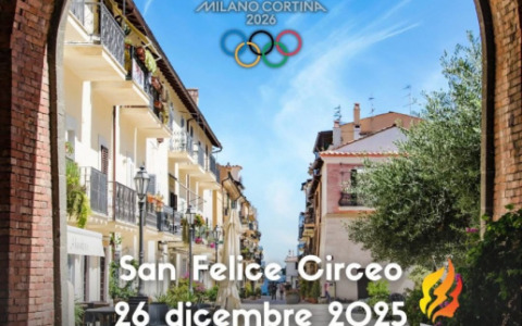 Il passaggio della Fiaccola Olimpica nel centro storico