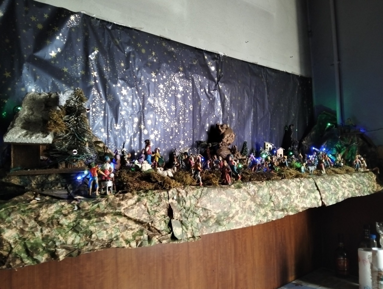 Il presepe dei combattenti e reduci a opera di Pietro Pennati