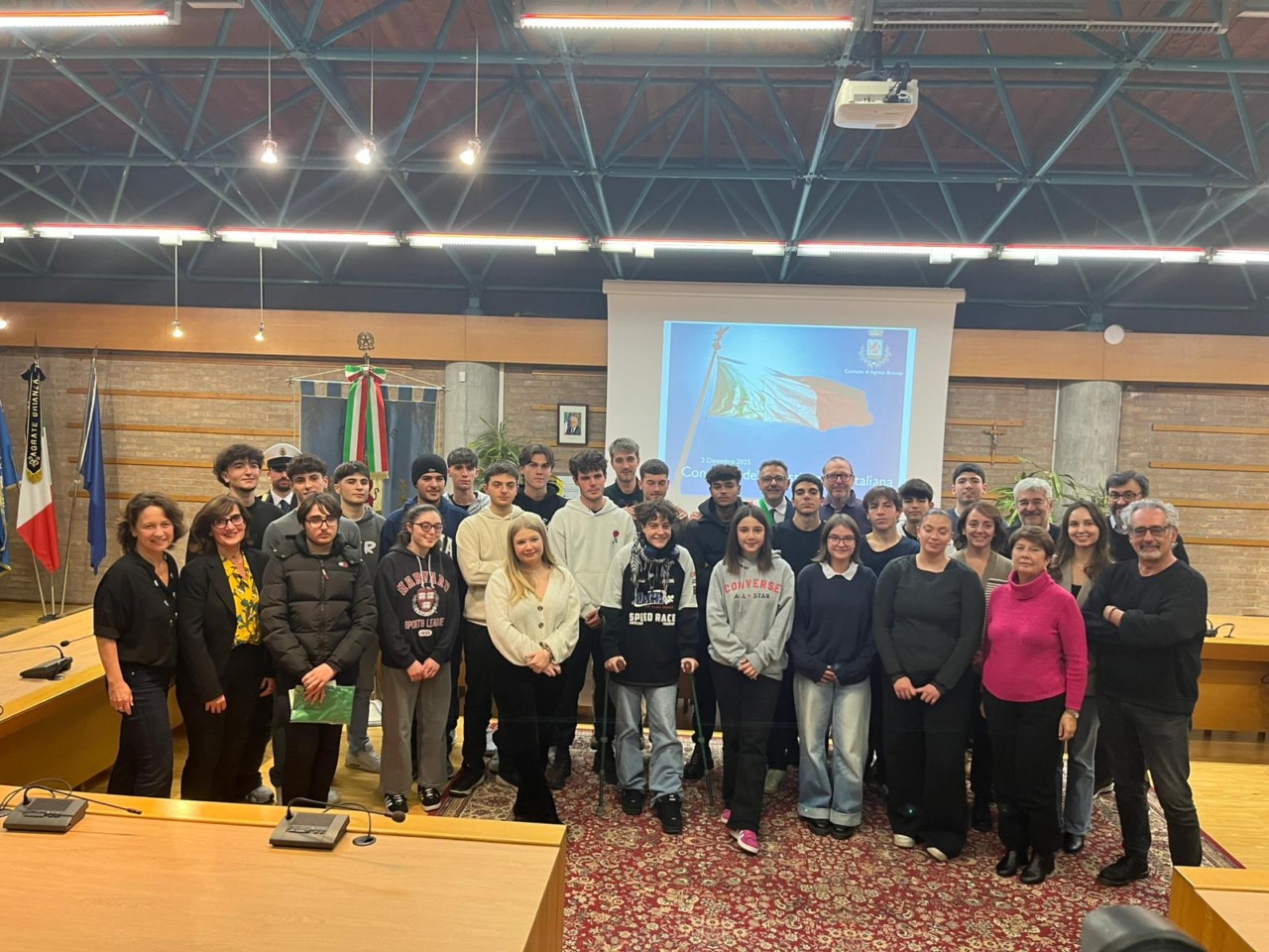 La Costituzione e il Tricolore ai 18enni