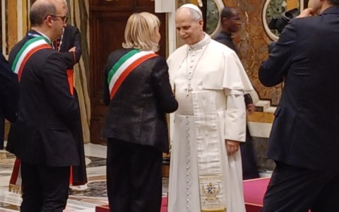 La Sindaca di Latina in Vaticano