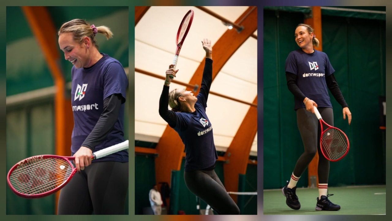 La tennista Donna Vekic a Bordighera