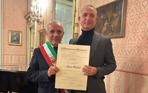 Marco Selmo è diventato Cavaliere della Repubblica