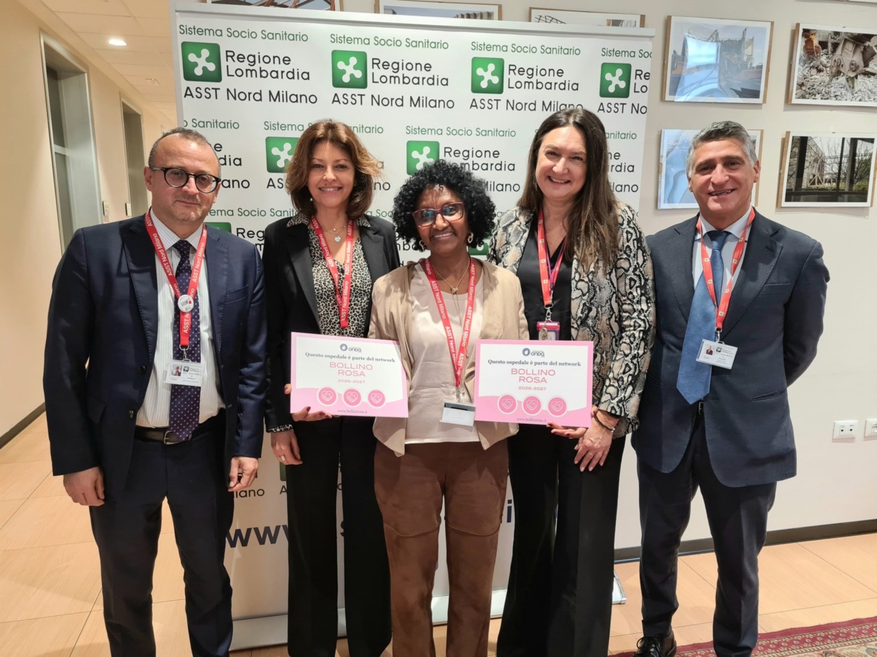 Ospedale Bassini e Ospedale di Sesto San Giovanni ottengono il massimo riconoscimento con 3 Bollini Rosa