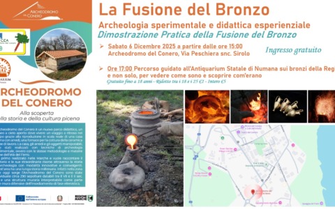Parco del Conero. “La Fusione del Bronzo” – Archeologia didattica e didattica esperienziale
