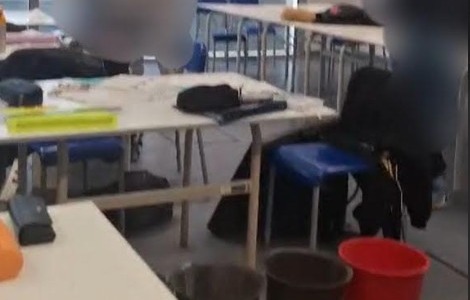 Piove nelle aule appena inaugurate