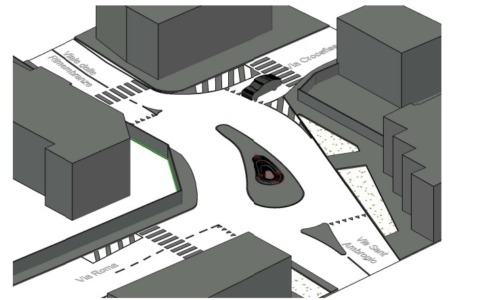 Più sicurezza all’incrocio: la rotonda, però, non sarà… rotonda