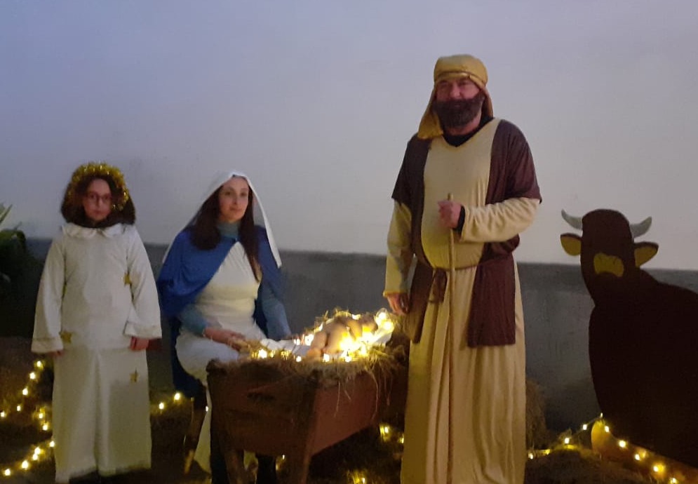 Presepe vivente a Rive nonostante il maltempo