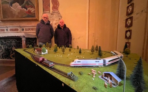 Presepi in mostra a San Grisante: c’è anche il “Presepe trenino”