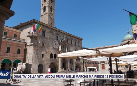 Qualità della vita, Ascoli al top Marche ma perde 12 posizioni – VIDEO