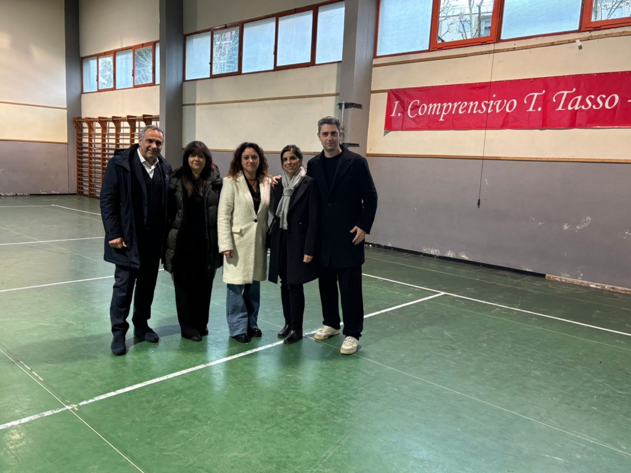 Riapre la palestra della scuola di via Tasso: conclusi gli interventi di manutenzione