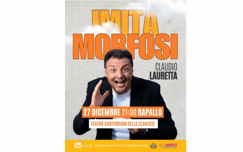 Risate e trasformazioni a Rapallo: Claudio Lauretta porta in scena Imitamorfosi